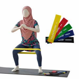 Exercise resistance band - 1 set