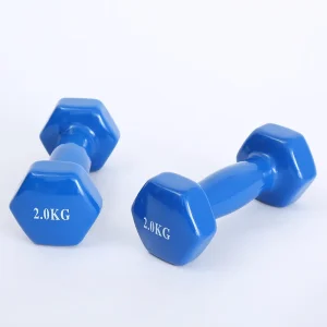 2+2 kg vinyl dumbbells